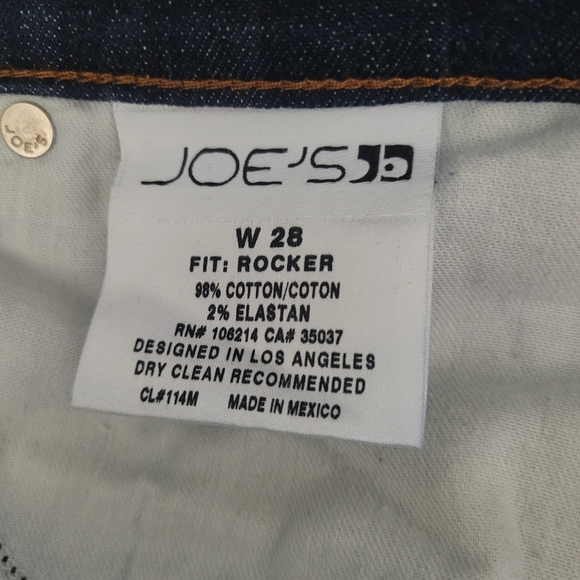 JOE'S JEANS ROCKER BOOTCUT DARK WASH JEANS - Picture 4 of 8